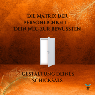 Eine offene Tür auf orangefarbenem Hintergrund, symbolisch für neue Möglichkeiten und bewusste Lebensgestaltung.